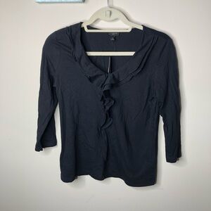 Talbots Black new with tags top